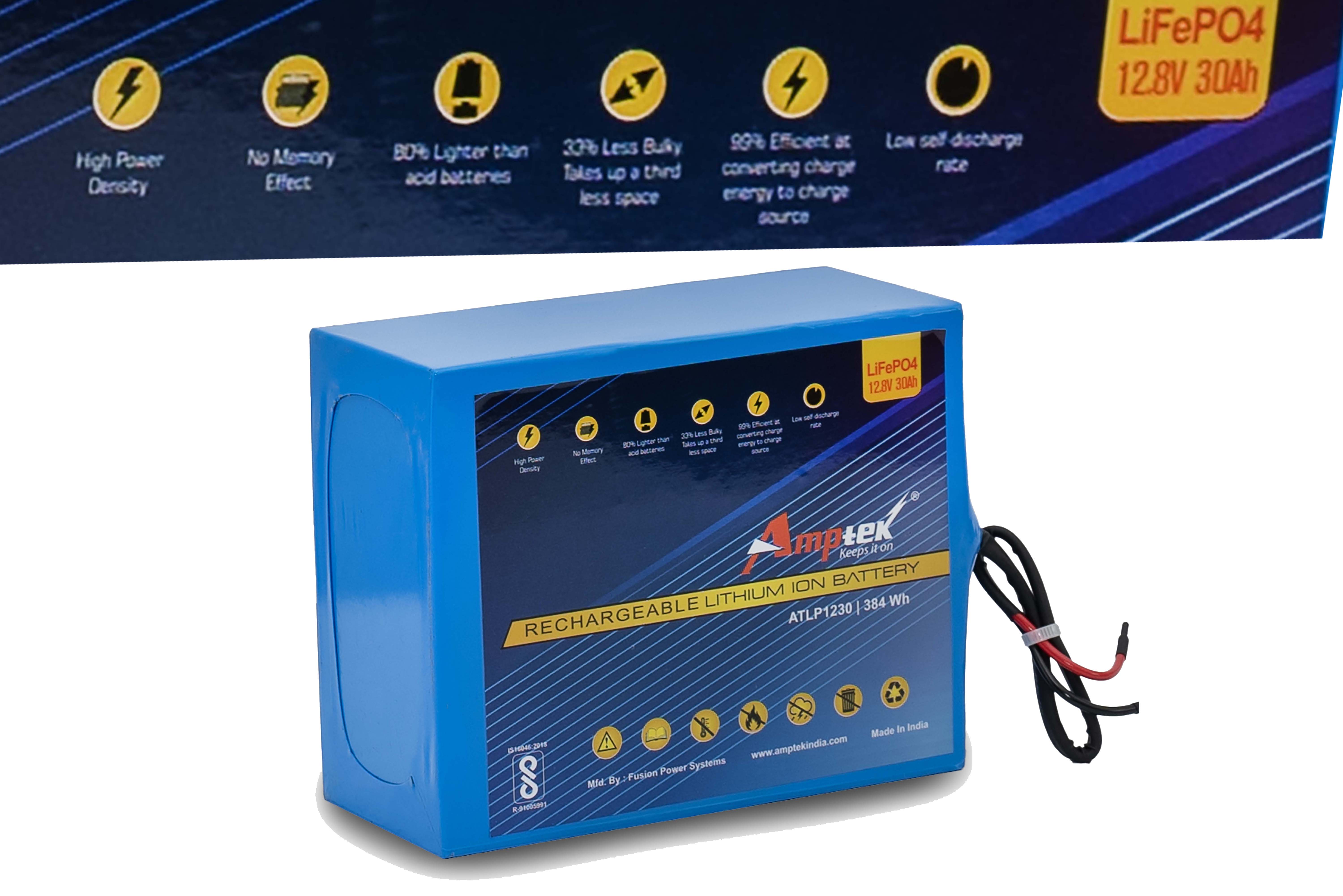SOLAR STREET LIGHTS - 12.8V 30AH Manufacturer in India